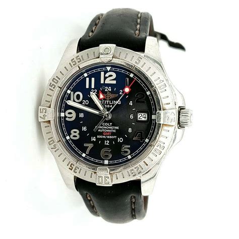 breitling colt gmt a32350 steel 40mm mens watch|a32350 Breitling.